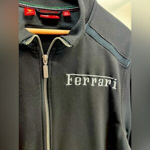 Scuderia Ferrari Puma Track Jacket; Men’s XL; racing jacket with logo; race fan!
